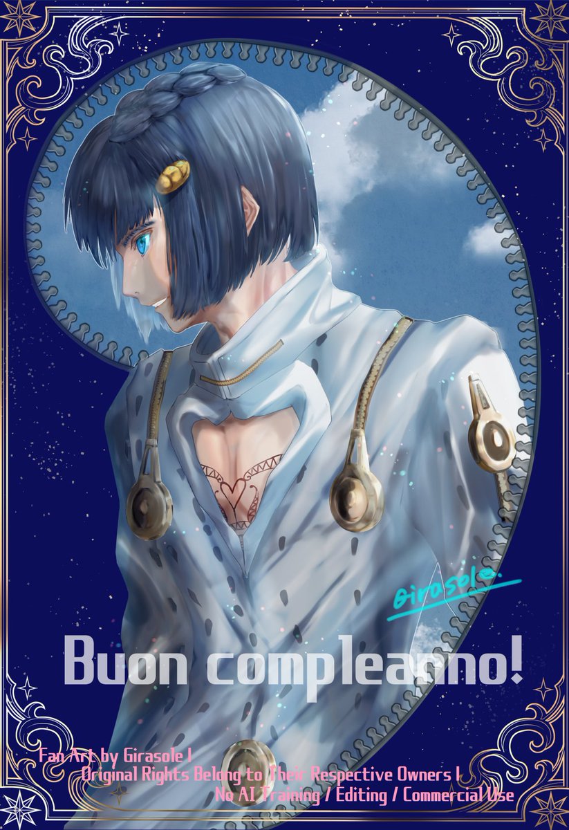 GirasoleStudio's tweet photo. #jojos #bucciarati #ブチャラティ誕生祭2026 
I’ve made a few minor adjustments. https://t.co/KPIY1aWpDl