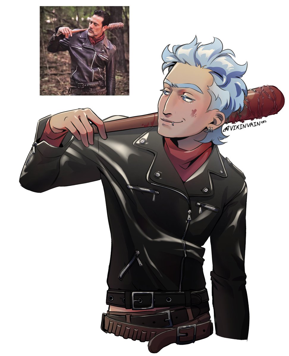 vikinvain's tweet photo. My fav spouse homiciders 
#rickandmorty #thewalkingdead #rickprime #negansmith https://t.co/dNlkQGKuAX