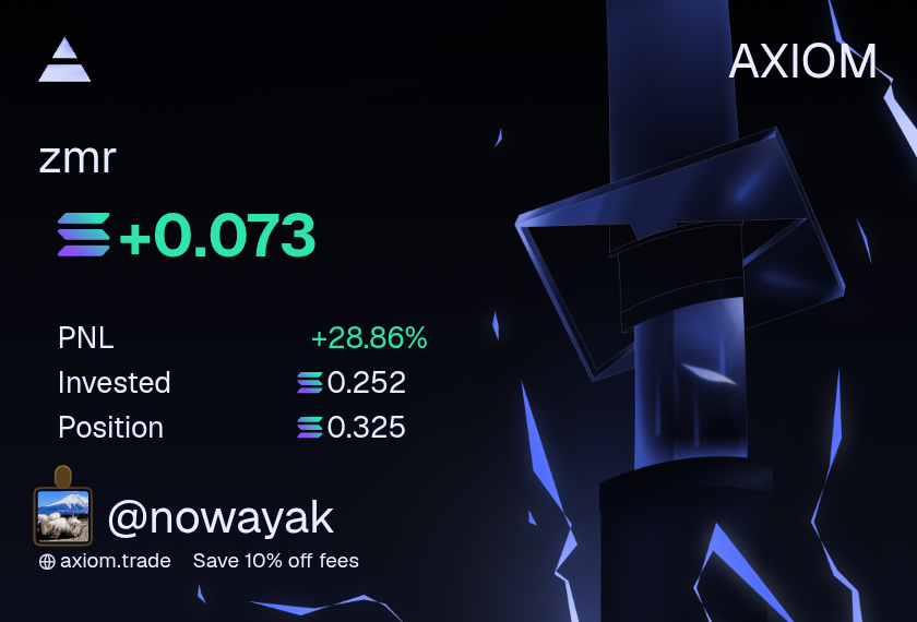 nowayak's tweet photo. my first trade ever 🥹 https://t.co/0ddPwOhesA