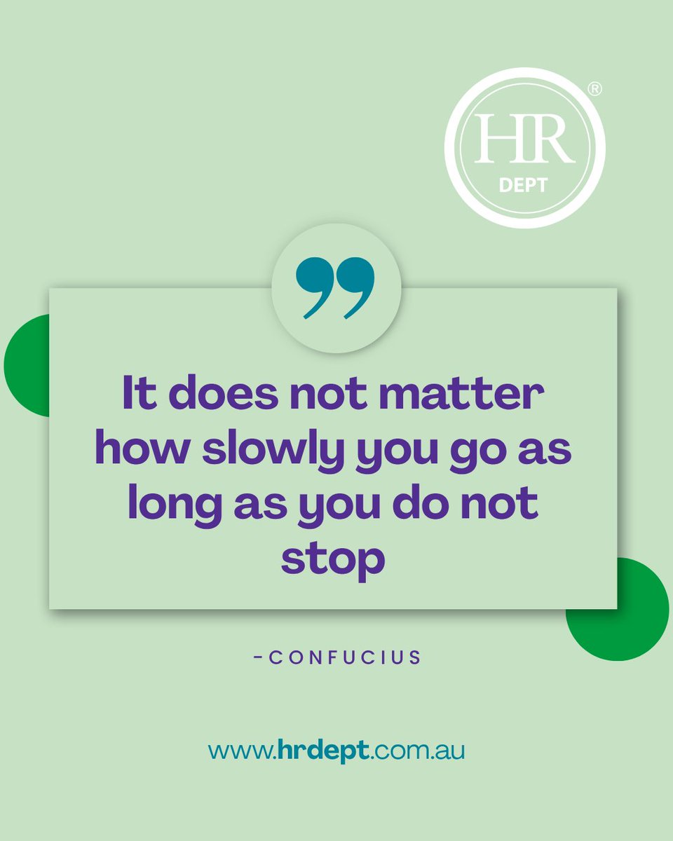 HRDeptAUS's tweet photo. Keep showing up, keep pushing, and don't stop! HR Dept has your back every step of the way to ensure your business keeps growing. Let's finish September strong! 💼✨

#MondayMotivation #HRDept #KeepGoing #ConsistencyIsKey https://t.co/V6ZUgMcPOT