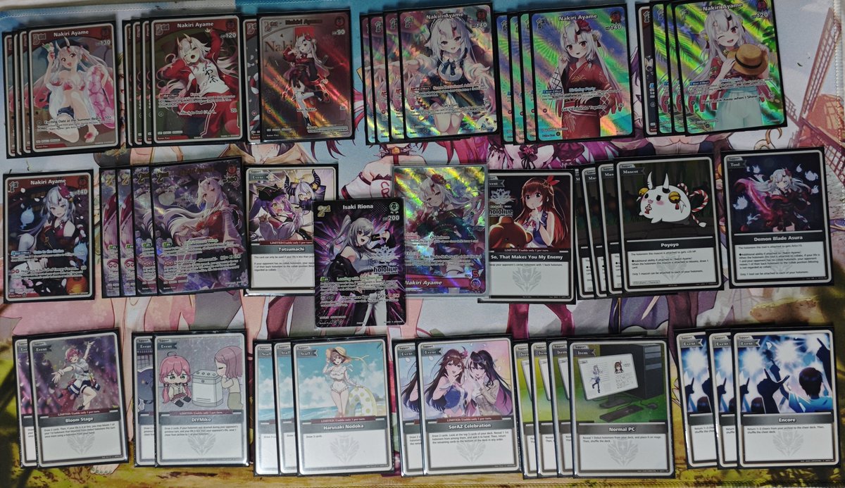 michael09bsn's tweet photo. Hololive card game EN
Bloom Cup Isaki Riona
17 players

1st place 🏆
Deck: Ayame

R1: Koyori summer ⭕
R2: Koyori summer ⭕
R3: Raora ⭕
R4: Koyori summer ⭕ 

#hololive #hOCG #hOCGEN #hololivecardgame #ホロカ https://t.co/h0cyDjGFqG