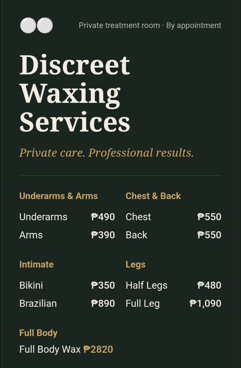 DMWaxingService's tweet photo. **✨ Price Update Notice ✨**

Thank you for the trust and support, and for making Discreet Waxing Services one of your go-to choices! 💛

Due to high demand and rising costs of quality materials, we're updating our rates so we can keep giving you the same safe, hygienic. https://t.co/9xXwgRbHyC