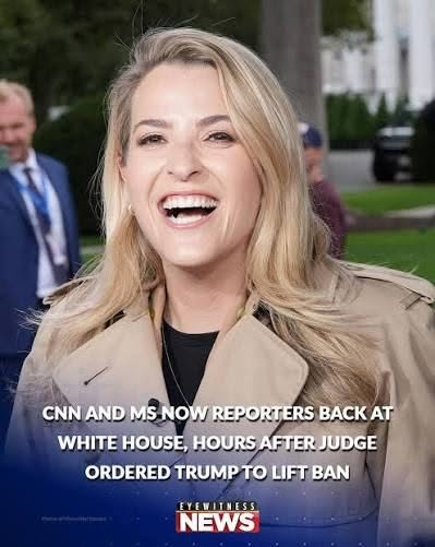 HandsOffUnited's tweet photo. Trump-appointed U.S. District Judge Tim Kelly restrains for 2 weeks Trump's ban on Politico, CNN and MS NOW which restricted their access to the White House. The court deemed that the ban "likely violated the media houses' constitutional due process rights".

The sudden ban from the White House was based on Trump's own allegations of false or negative coverage by them, which many believe to have been motivated by Trump's controversial aide Natalie Harp.

The abrupt ban opened debate on whether their Fifth Amendment due process rights had also been violated by the administration.

Judge Kelly wrote on this that members of the press were entitled to fair notice from the Government on why their credentials may be revoked and an opportunity to argue their case with the Government as to why their credentials should be preserved.

The ban on CNN, MS NOW, Politico invoked a rare act of solidarity within the media with the rest of the networks also refusing to step in to cover the President and continue press pool duties.

The press pool was created by the White House Correspondents’ Association decades ago to ensure a rotating roster of journalists accompanying the President be it at the Oval office, Airforce One, or at State Dinners.

The WHCA selects the members of the pool of which CNN, MS NOW, Politico are also a part. The effort is designed to hold the nation’s chief executive accountable on behalf of the American public, providing information on the president’s activities and the work of the executive branch.

Donald Trump has been at loggerheads with the media from the start of the second term, often failing to get his way with the fourth estate and then getting flustered about it.

The fair and transparent coverage of President Trump's activities which are hurting his approval ratings (the latest at 29%) apparently hasn't been well received by him.

But the move to shun transparency and bring in a state-controlled 'Trump TV' has only backfired spectacularly as Americans protest against the egregious violations of their fundamental rights.

Irked by the media's unbiased coverage, the Trump administration has attempted to influence the tone of the media coverage by picking journalists who are apparently favorable to Trump.

This move would give executive control over coverage of the American presidency, to the Trump Administration. However, that attempt has been stymied by Judge Kelly's order.

Had the Trump administration succeeded in continuing the ban a rather dangerous precedent would have been set for future presidencies, resulting in Americans losing faith in their courts alongwith the administration.

A grave betrayal of the public's trust and sentiments, something even a Trump-appointed Judge could not help but nip in the bud!

Thank you Judge Kelly.

#freespeech @CNN @politico @MSNOWNews #MAGA #Trump

We care about Americans' liberties being trampled over by the Donald Trump-administration day in and day out. If you do too, check out our political fashion-based clothing designed to call out Trump's tyrannies at: https://t.co/dfryr6Pm2I now!

If you like such posts, we promise you will LOVE our t-shirts, hoodies, sweatshirts and hats. Buy them, recommend them, and help us bring back the #america we all know and love!