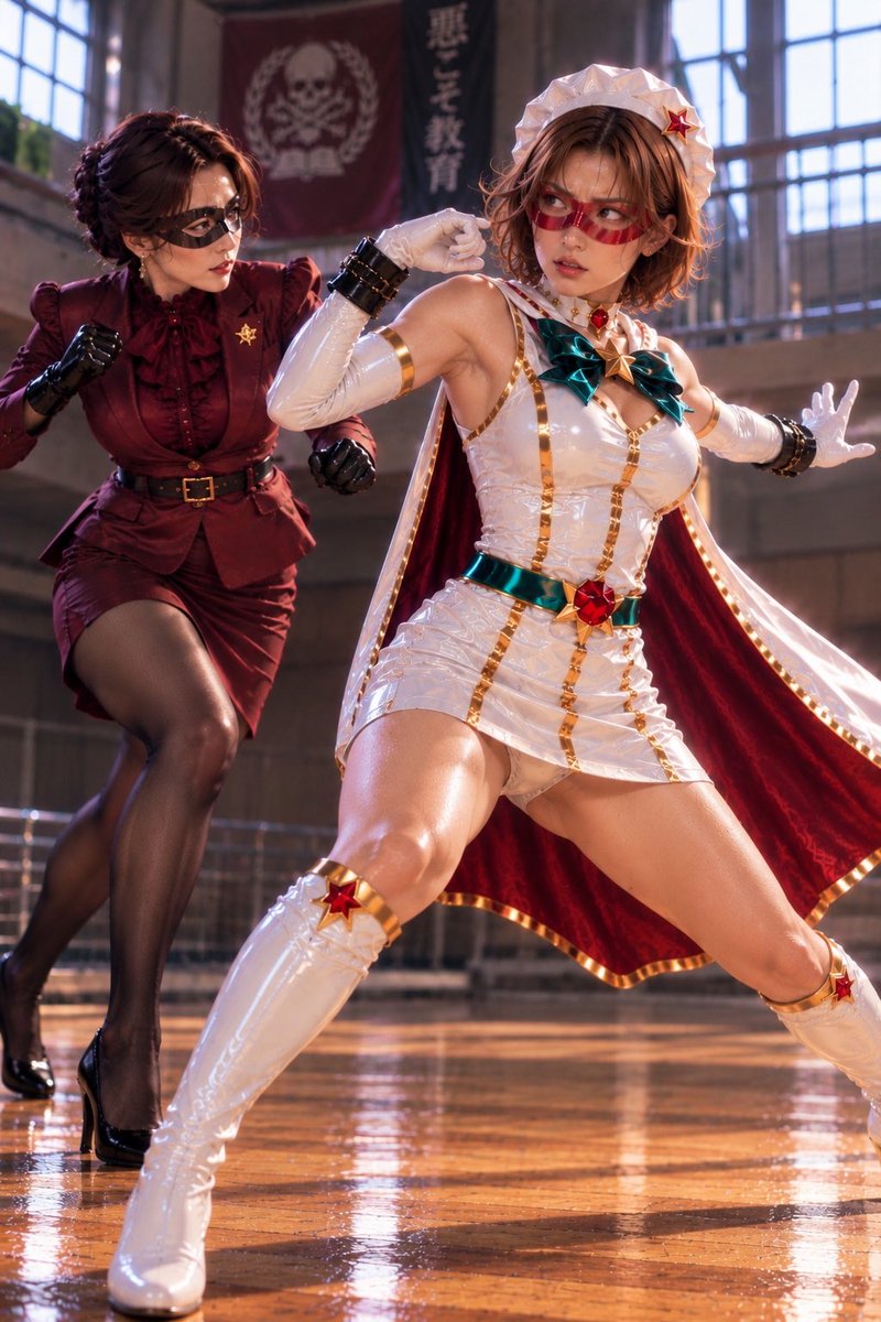 aVwrfYmpic76699's tweet photo. @superheroine666 実は教頭先生は返信せずとも武道の達人。
こちらは予告編ビジュアル https://t.co/Y1Qcvk2bkV
