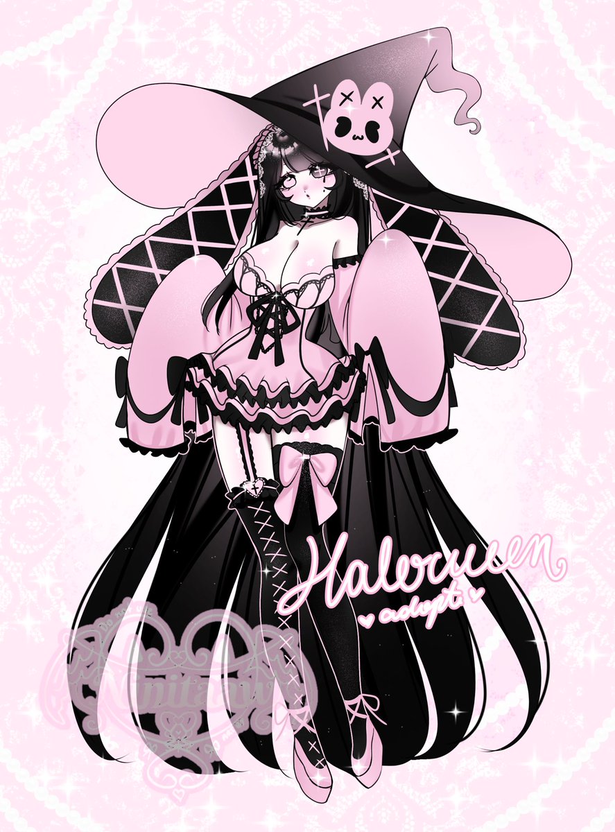 dollyninitaw's tweet photo. Witchy Bunny Adopt! 🐰🧙‍♀️💕(Skeb:3)
$110 USD on VGen ;3 Payment plans accepted! ♡

#VGen #VGenAdopt #Adoptable #BunnyAdopt #WitchyBunny #Halloween #HalloweenAdopt #CuteAdopt #KawaiiArt 🎃✨ https://t.co/6FXgrjppnj