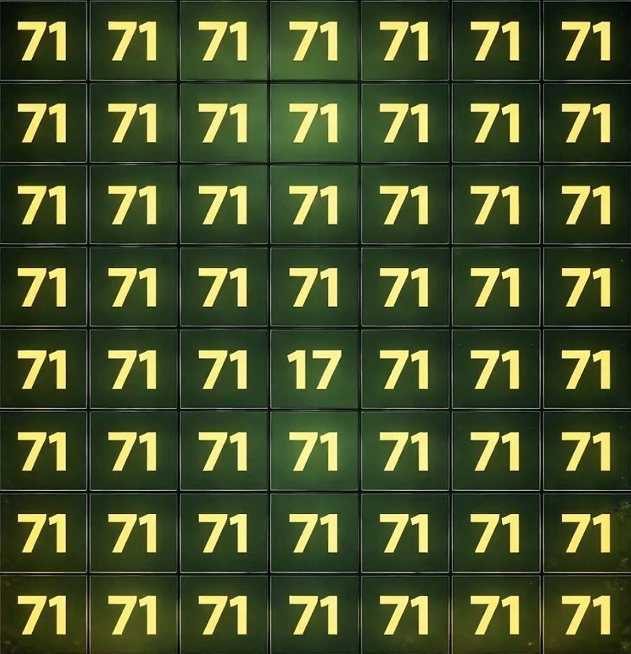 blomingbeauty's tweet photo. What is the number you see again other than 71?

An extremely difficult level and hard to find https://t.co/kzScN1xQBy