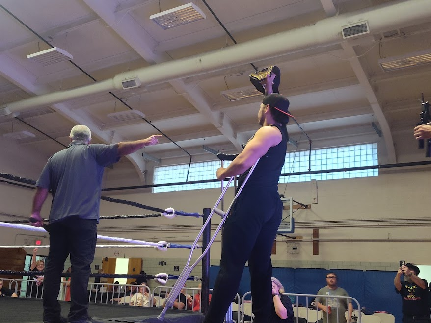 EliteWAKY's tweet photo. At our taping of Ignition this Saturday, things didn't exactly go according to plan (but do they ever in the EWA?!), so let's just say it's extremely important that you sign up for WSN+ as we run off the rails on the way to Hardcore Havoc on October 24th in Nicholasville!!! https://t.co/ahsGgojMHe