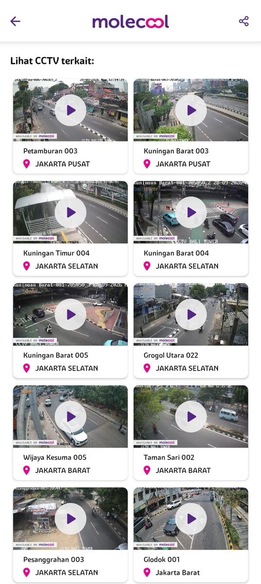molecool_id's tweet photo. Siaga Hujan Ringan di Wilayah Jaksel dan Jakbar Sore Ini

Tetap siaga terhadap perubahan cuaca.

Cek kondisi lalu lintas dan cuaca via Molecool Live CCTV dan hati-hati saat berkendara.
#InfoCuaca #Molecool #TemanDiJalan
https://t.co/N6GcJOuiY8 https://t.co/pYDZuLRwAL