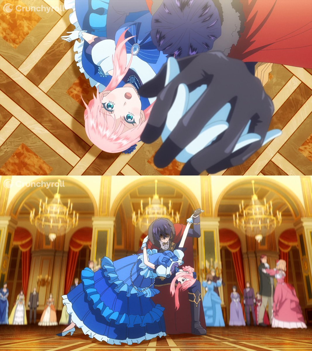 Crunchyroll's tweet photo. Seven lifetimes led to this dance (via 7th Time Loop: The Villainess Enjoys a Carefree Life Married to Her Worst Enemy!) https://t.co/p6t3STDKWC