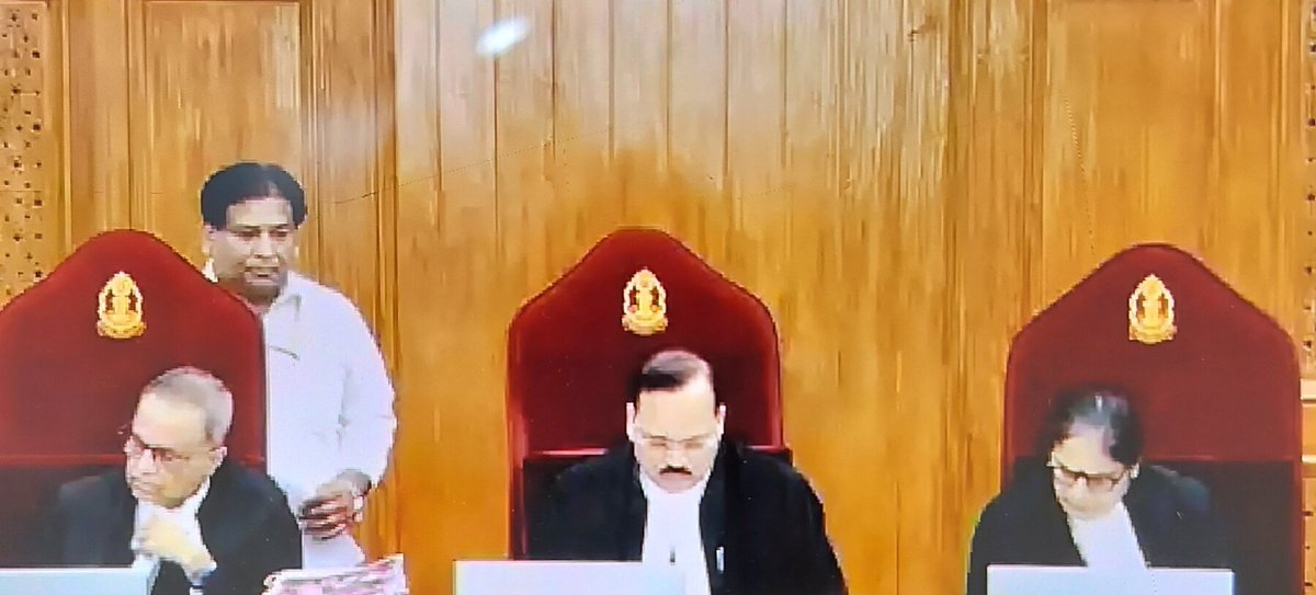 barandbench's tweet photo. #BREAKING Supreme Court declines to advance the hearing in the West Bengal SIR matter concerning over 18,000 appeals stated to be pending before the appellate authorities, despite a request for listing before the October 6 bypolls in Reginagar and Nandigram

CJI Surya Kant remarks, “These are only by-elections, that’s all,” after counsel submitted that affected voters risked missing out on voting for a second time. 

The matter will remain listed on October 5.