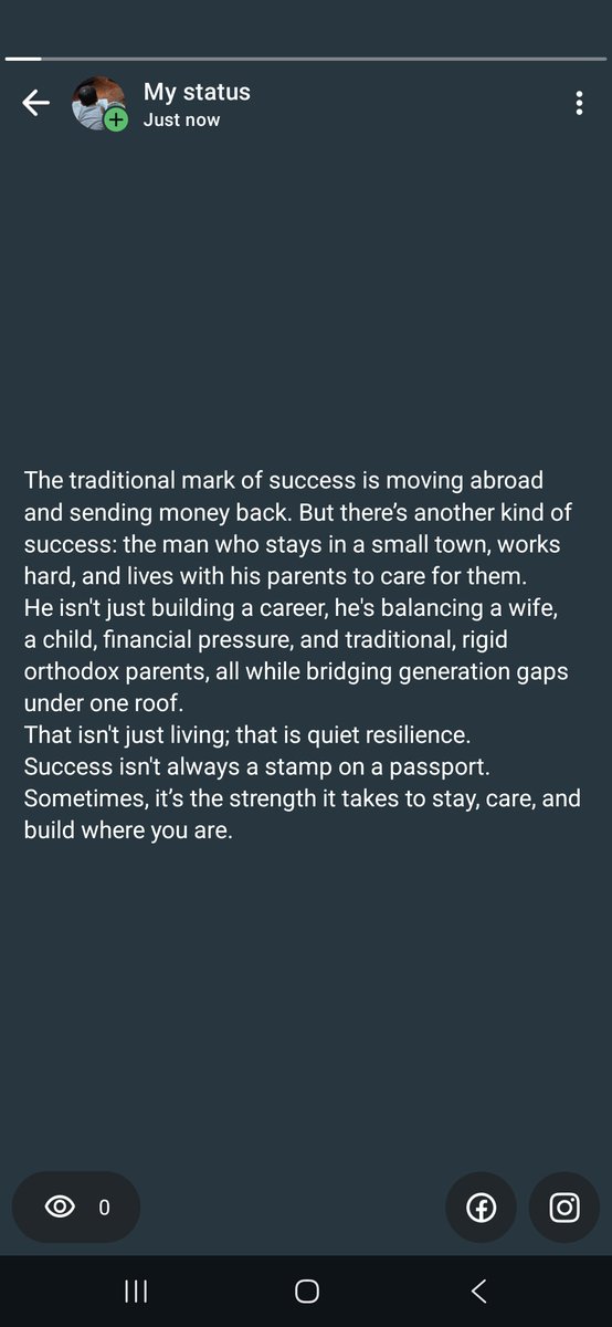 SeemSarv's tweet photo. Society celebrates the ones who leave, but overlooks the ones who stay. Holding a family together, bridging generation gaps, and building where you are takes a rare kind of strength. It's time we start recognizing that. 🕯️ #life #indianmen #success #middleclass https://t.co/WJeSlPmSI4