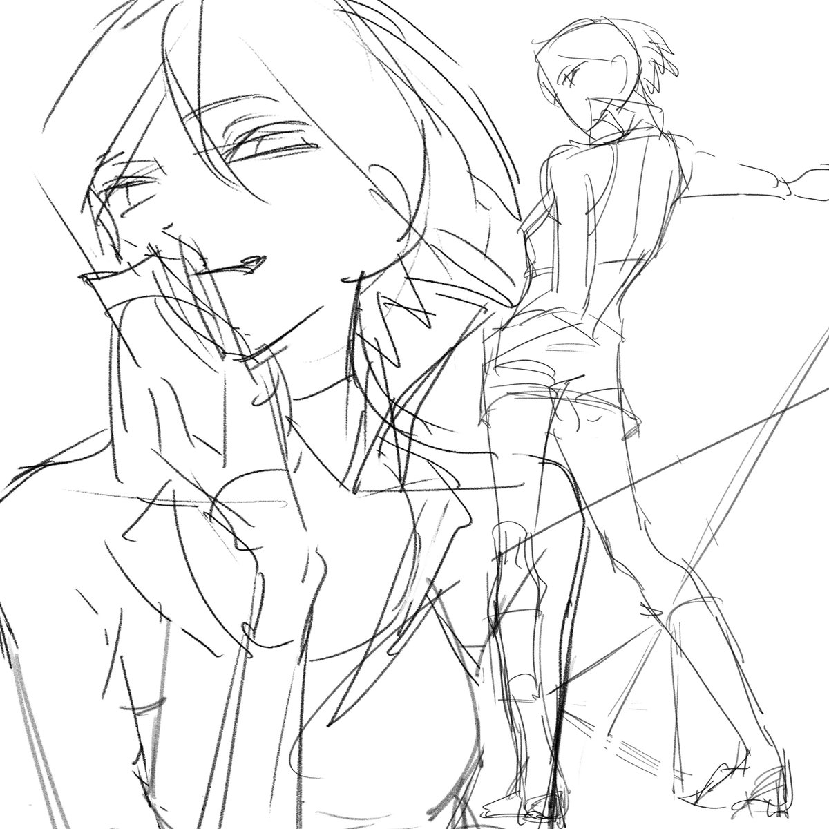 tuihaidame's tweet photo. 姉さん描くよ https://t.co/iCOxRnXE3y