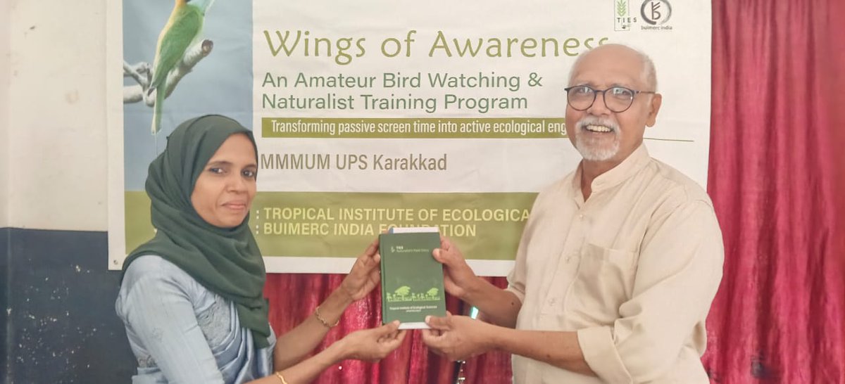 InstituteTies's tweet photo. Flight of Discovery: MMMUM UPS Karakkad Launches 'Wings of Awareness'

Read More: https://t.co/9JJkXbXnL5

#TIESinstitute #wingsofawareness #buimercindiafoundation #mmmumups #karakkad #orientationworkshop #birding https://t.co/y42OuIGQuF