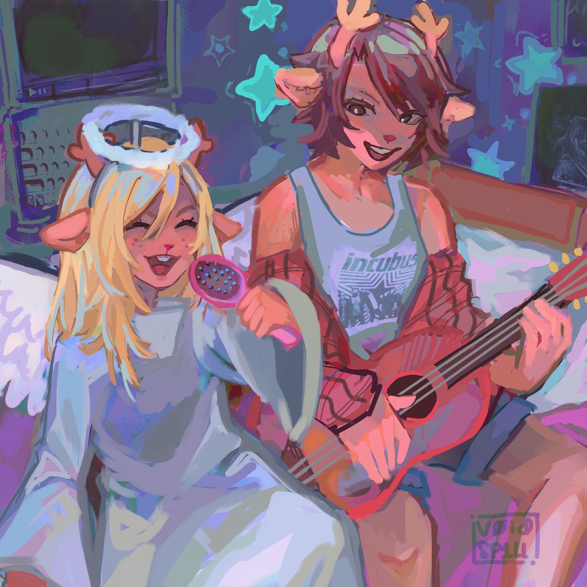 v0id_sp1ll's tweet photo. best sisters ever :) 
#deltaruneㅤㅤㅤ https://t.co/phyglBr870