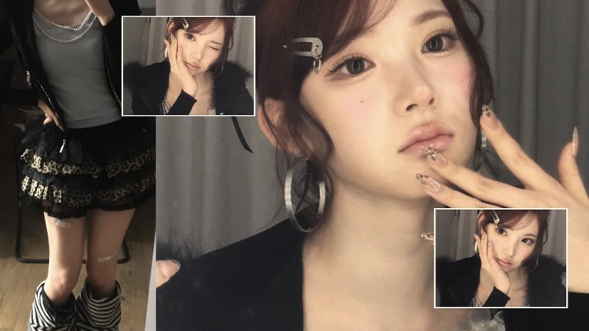 Jxwioo's tweet photo. 🖤 the makeup, the outfit, the nails… everything was giving. 今日はちょっと盛りすぎたけど、 honestly, I kinda #love it https://t.co/SBOsbfzP5y