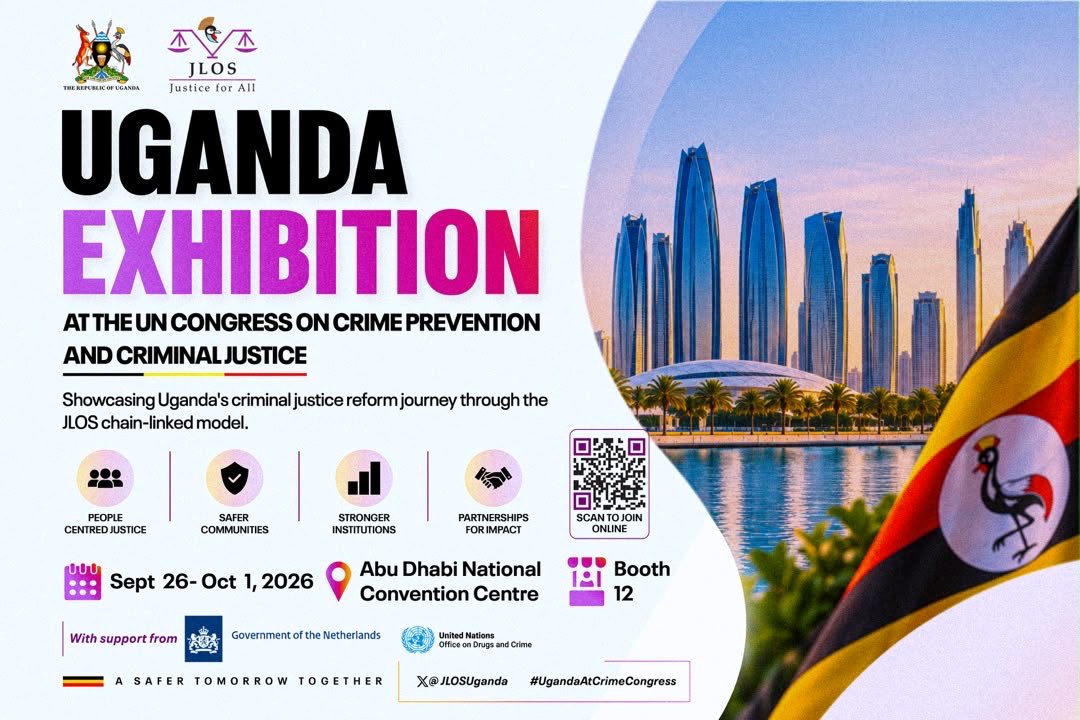 GCICsecurity's tweet photo. The exhibition at the 15th UN Congress on Crime Prevention and Criminal Justice is going to 
showcase Uganda’s people-centred, community-based, and digitally enabled criminal justice
reform journey, illustrating how cooperation, systems integration, and data exchange have
transformed the entire justice process, from prevention to rehabilitation.
@CrimeCongressUN 
@SPKinobe2018