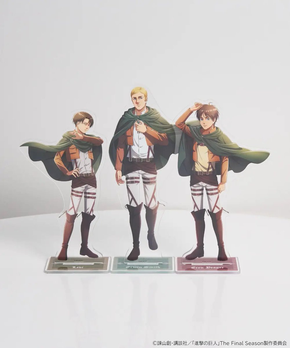 shingeki_check's tweet photo. 【進撃の巨人×earth music&amp;ecology】

「自由の翼」や立体機動装置など、作品の世界観を落とし込んだアパレル＆描き下ろしグッズが登場！🪽✨

10月2日より一部店舗・WEBで��量限定販売！

https://t.co/loqmpVoBiT https://t.co/vMuT27qxTU