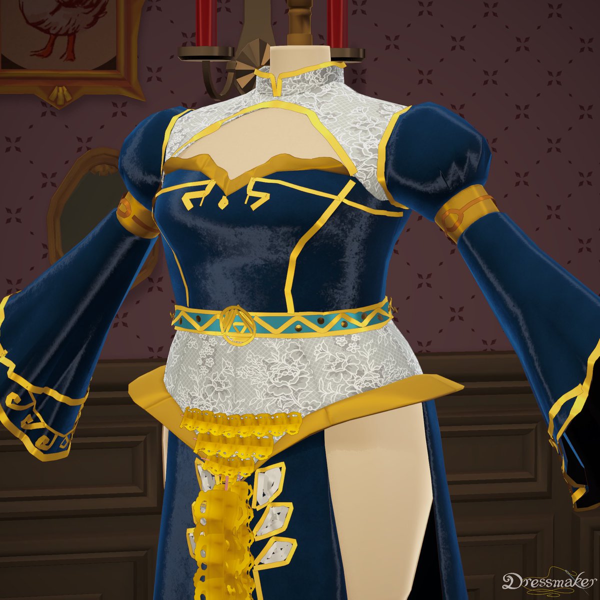 twilisita's tweet photo. made botw zelda’s royal dress in dressmaker https://t.co/FG0LWAZbcJ