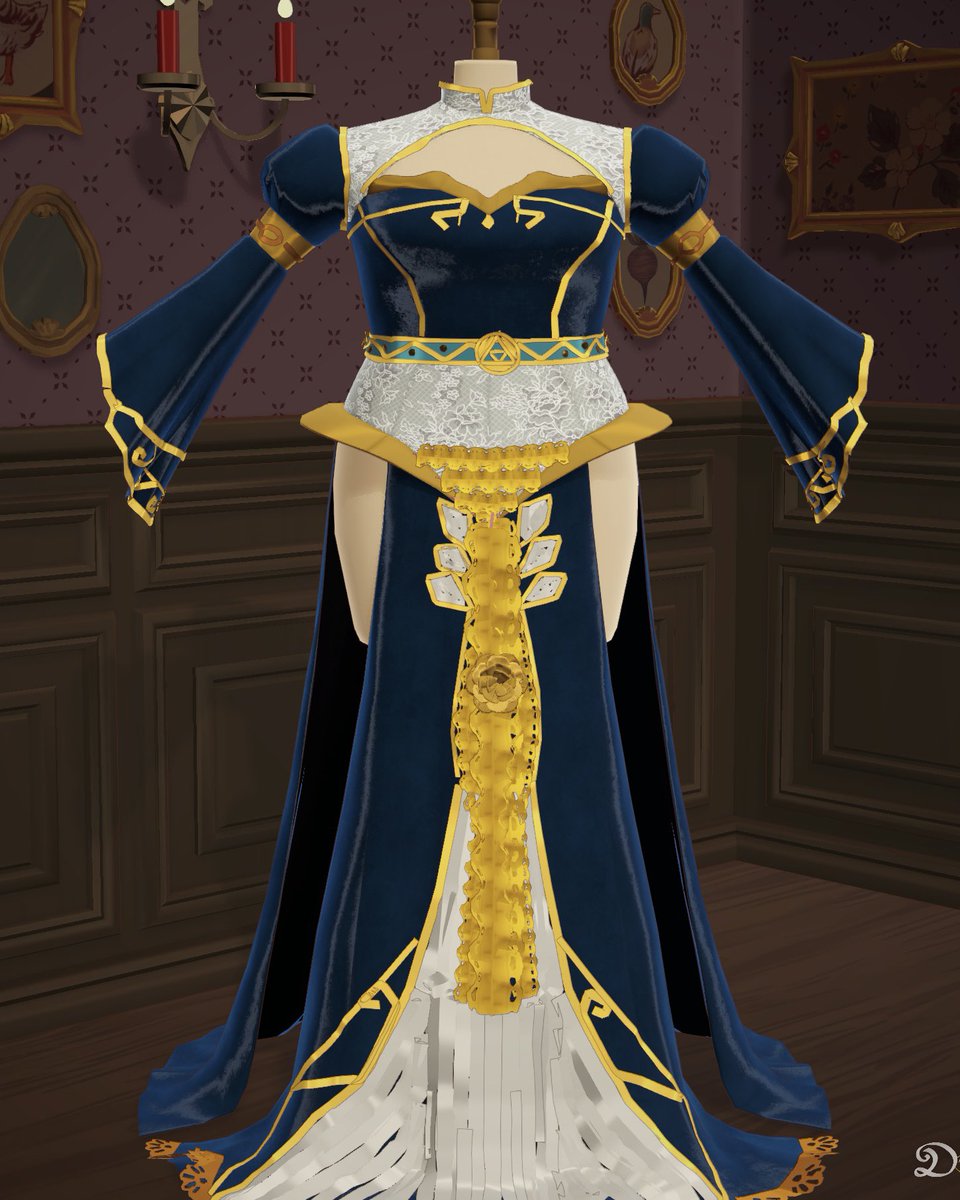 twilisita's tweet photo. made botw zelda’s royal dress in dressmaker https://t.co/FG0LWAZbcJ