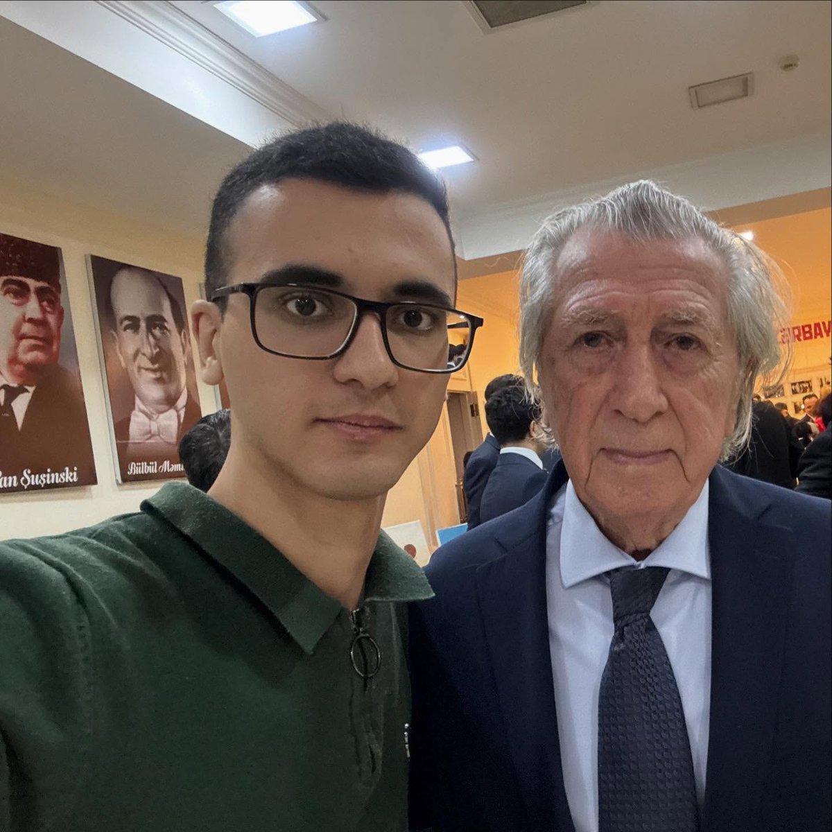 rileylopez30f2e's tweet photo. I was deeply honored to meet Azerbaijani theater and film artist Rafiq Aliashraf oghlu Azimov, Honored Artist of the Azerbaijan SSR, People’s Artist of Azerbaijan, recipient of the Jafar Jabbarli Award and “Artist” Medal, and holder of the https://t.co/kig3zVuZSZ