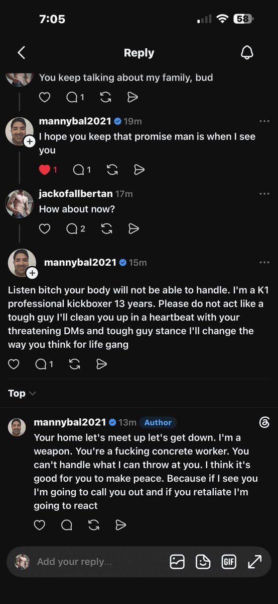 jackofallbertan's tweet photo. @BertaProudDad Nothing you say matters anymore when you and your friend threaten violence every time someone disagrees with you https://t.co/ssvxdvJw5r