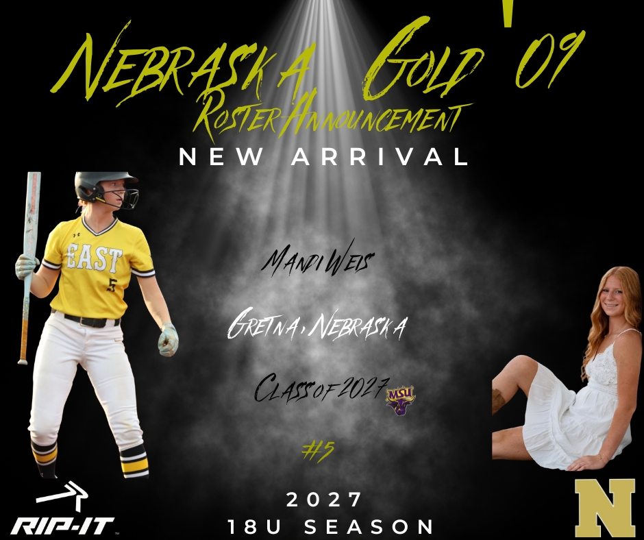 NebraskaGold09s's tweet photo. 🚨 New Player Alert🚨
Mandi Weis
Gretna, NE
*17u National Transfer*
#GoldDNA
#ForYouIWill
@NebraskaGold https://t.co/3ElAqTsHeZ