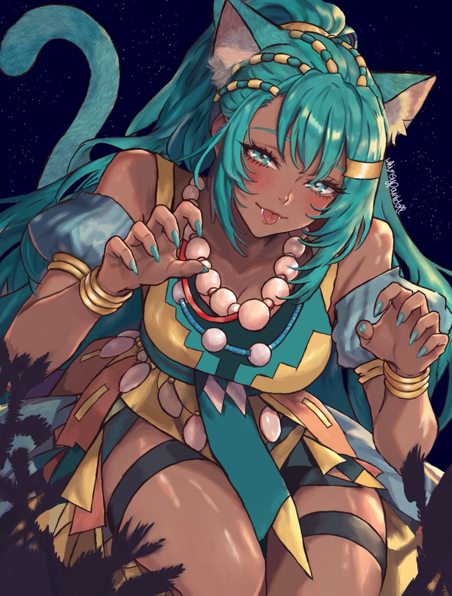 whimsypaintdoll's tweet photo. catmeralda😼#fireemblemfortunesweave https://t.co/W1UtwCRIUw