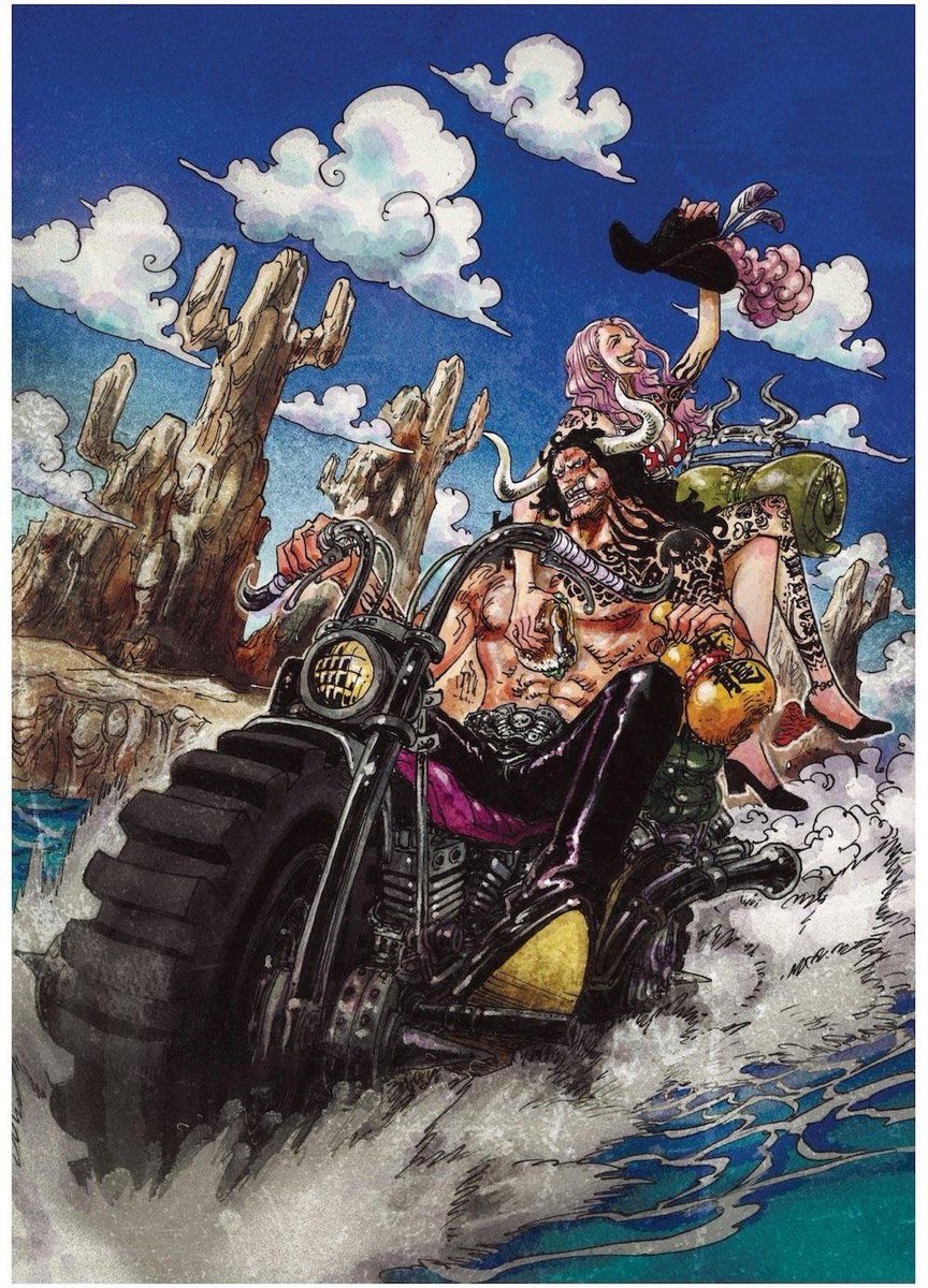 mylesjude2's tweet photo. @pewpiece Great artwork here, speaking of the Mugiwara Store who would want Shueisha to make One Piece fashion. Selling clothing featured in OP cover pages like this. https://t.co/ePm1muOork