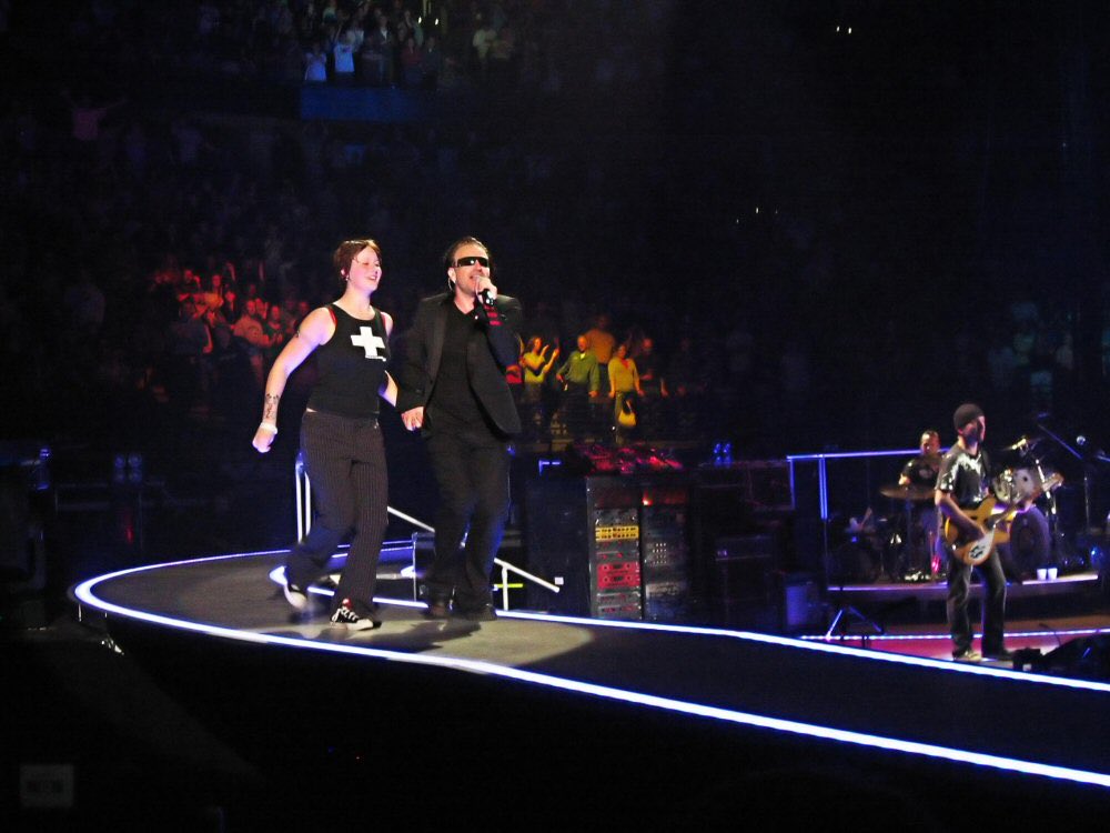 BSide_Friday's tweet photo. This isn’t the first rock star to notice her. @U2 famously found her in Denver in 2005 https://t.co/z1t4YPxZ6K