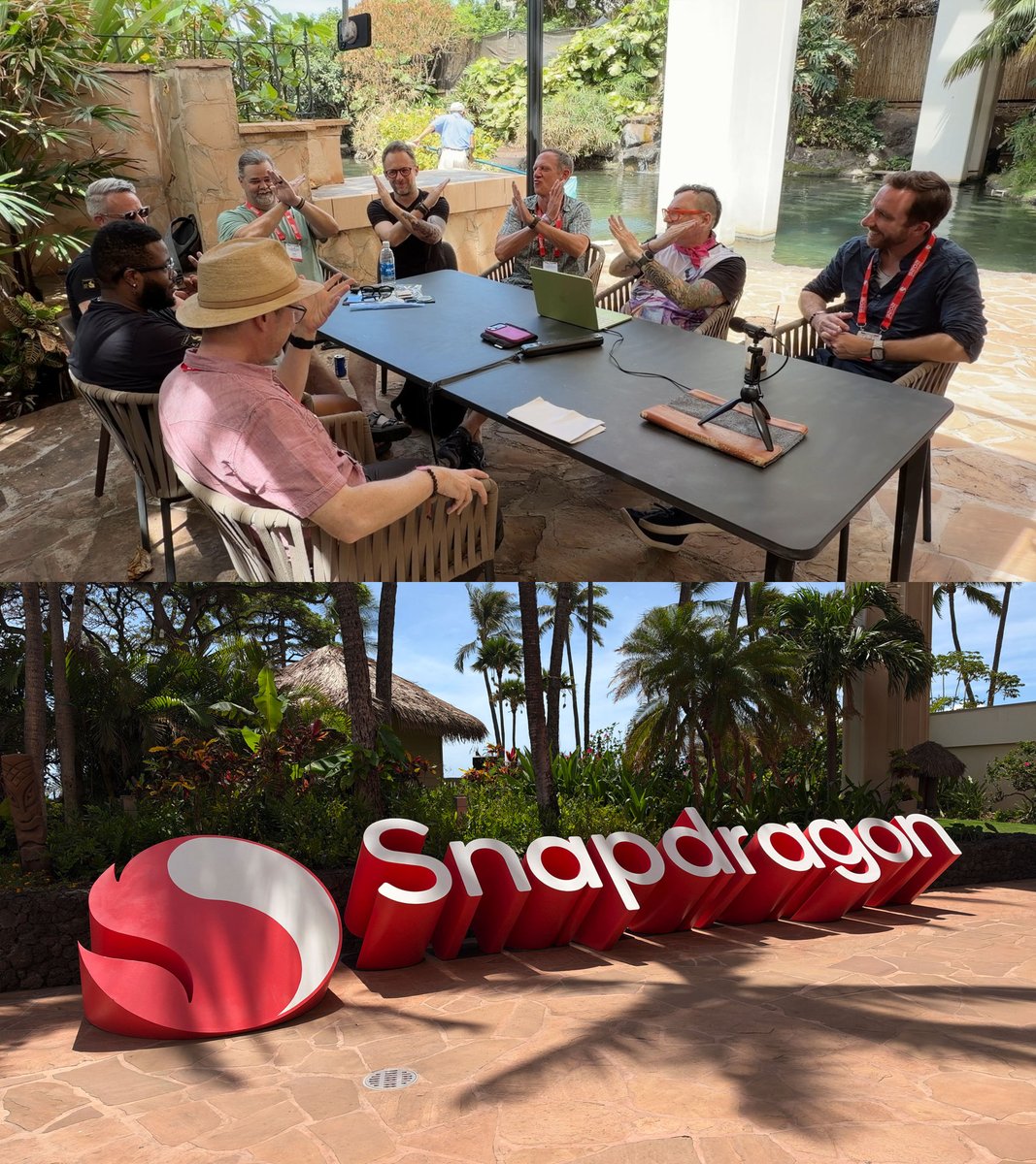 tnkgrl's tweet photo. Don't miss ep 498 of my #MobileTechPodcast as we recap @Qualcomm's #SnapdragonSummit, and dive into the latest flagships! Listen to @CdeLooper, @jasonhowell, #CScottBrown, @DeadTechnology, @nickmgray, @thedaleydean, and @saschasegan: https://t.co/ZDErdgU7ZT #PaidTravel_Snapdragon https://t.co/Ov3tn6HcQ2