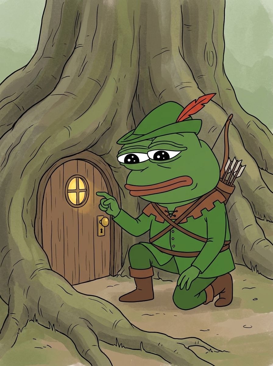RobinPepeCoin's tweet photo. Anyone home https://t.co/ia29pA75Hq