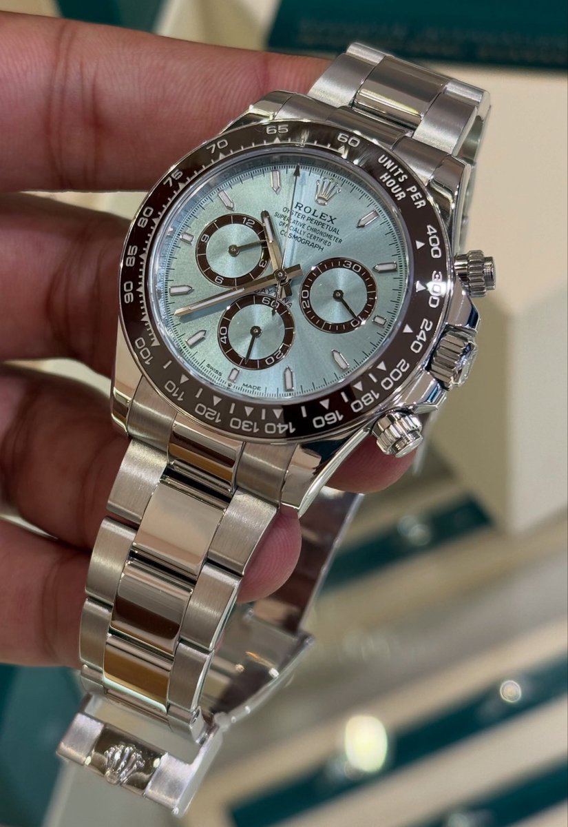 Rolexclocks's tweet photo. Rolex Daytona platinum https://t.co/HVXjiiszrD