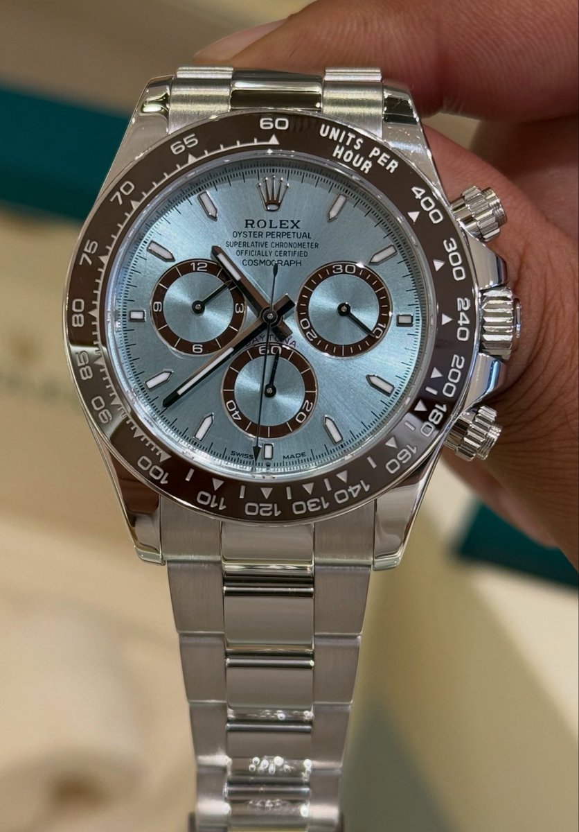 Rolexclocks's tweet photo. Rolex Daytona platinum https://t.co/HVXjiiszrD