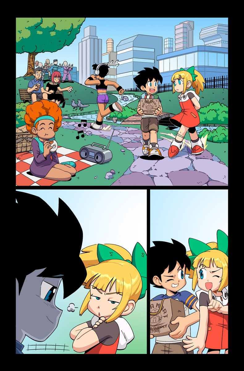 LilFormers's tweet photo. Did you pick up Mega Man: Gear Masters #1 this week? https://t.co/ObfzLGmznD