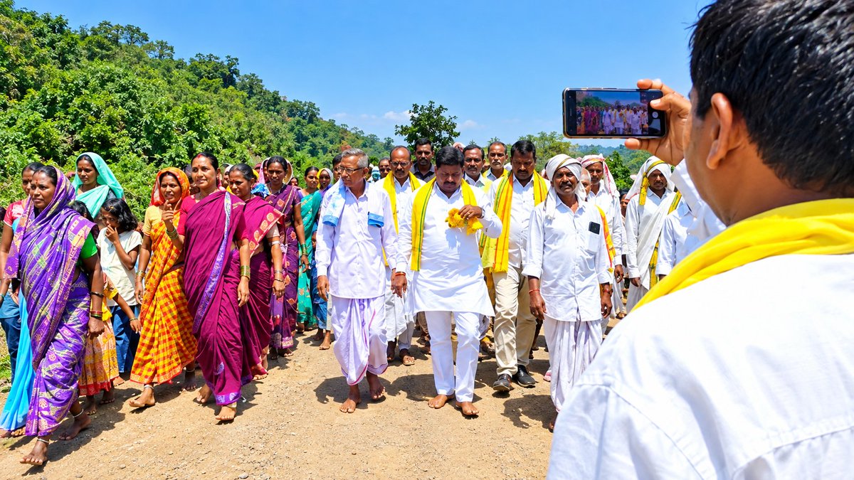 RaoVisam's tweet photo. ఫారెస్ట్ భూ సమస్య బుర్నూర్ లో సమావేశం https://t.co/VDvGE8YLIz