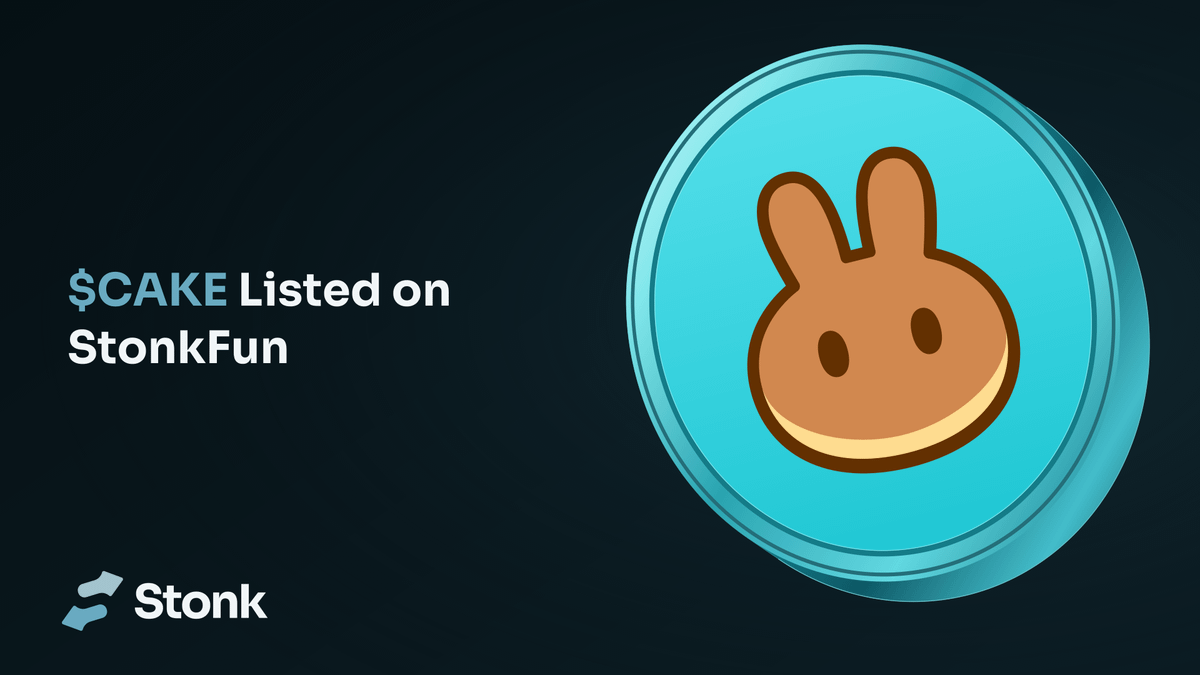 LaunchOnSF's tweet photo. There's always more room for cake.

You can now launch coins paired with $CAKE from @PancakeSwap on StonkFun.

https://t.co/Lq5IOclKDH

Powered by @Sunrise. https://t.co/wEqSRdZMqi