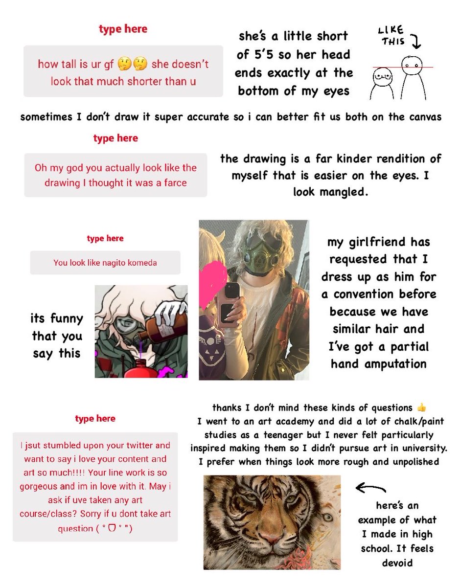 endangeredhet's tweet photo. Things about when me and girlfriend were in high school (not dating at the time)

also strawpage answers https://t.co/uM536YSRvR