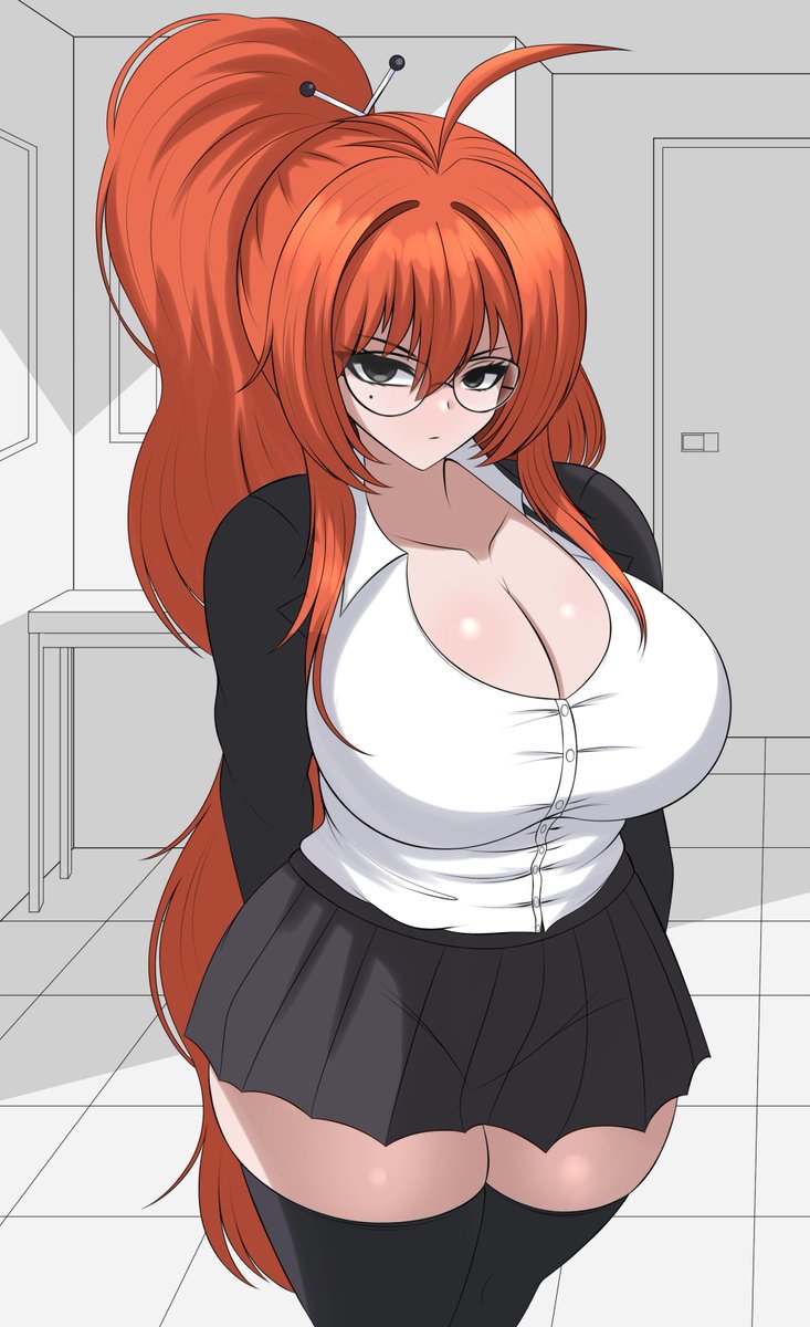 Renkytsu's tweet photo. Scarlett (OC WiP) https://t.co/WnPNQPifD0