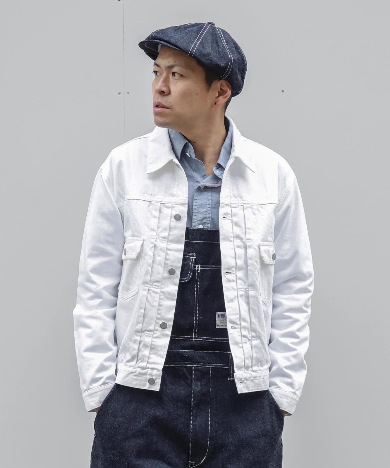 IN THE MARKET ⿻ コットン ワイド デニムジャケット Gジャン 白 KOJIMA GENES（児島ジーンズ） on X: 