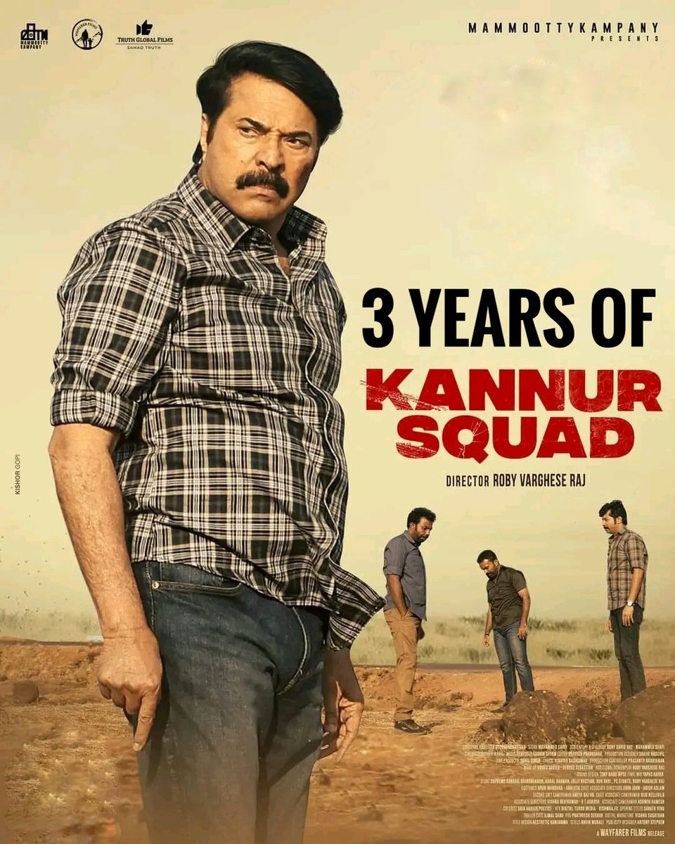 devageetham5555's tweet photo. #3yearsofkannursquad
#Mammootty #Vijayaraghavan #AzeesNedumangad #RonyDavidRaj #ShabareeshVarma #deepakparambol #Kishore #SunnyWayne #dhruvan #RobyVargheseRaj #sushinshyam #KannurSquadmovie
@mammukka https://t.co/jHqPZdwjIx