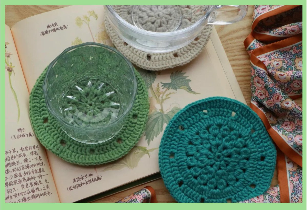 KelleyElvey's tweet photo. Just finished my upcycled denim mug rug  Cut old jeans into cool shapes, stitched a cute flower on it, now my morning coffee has a tiny vintage vibe! #DIYCrafts #Upcycle https://t.co/KVe8ao1z4L