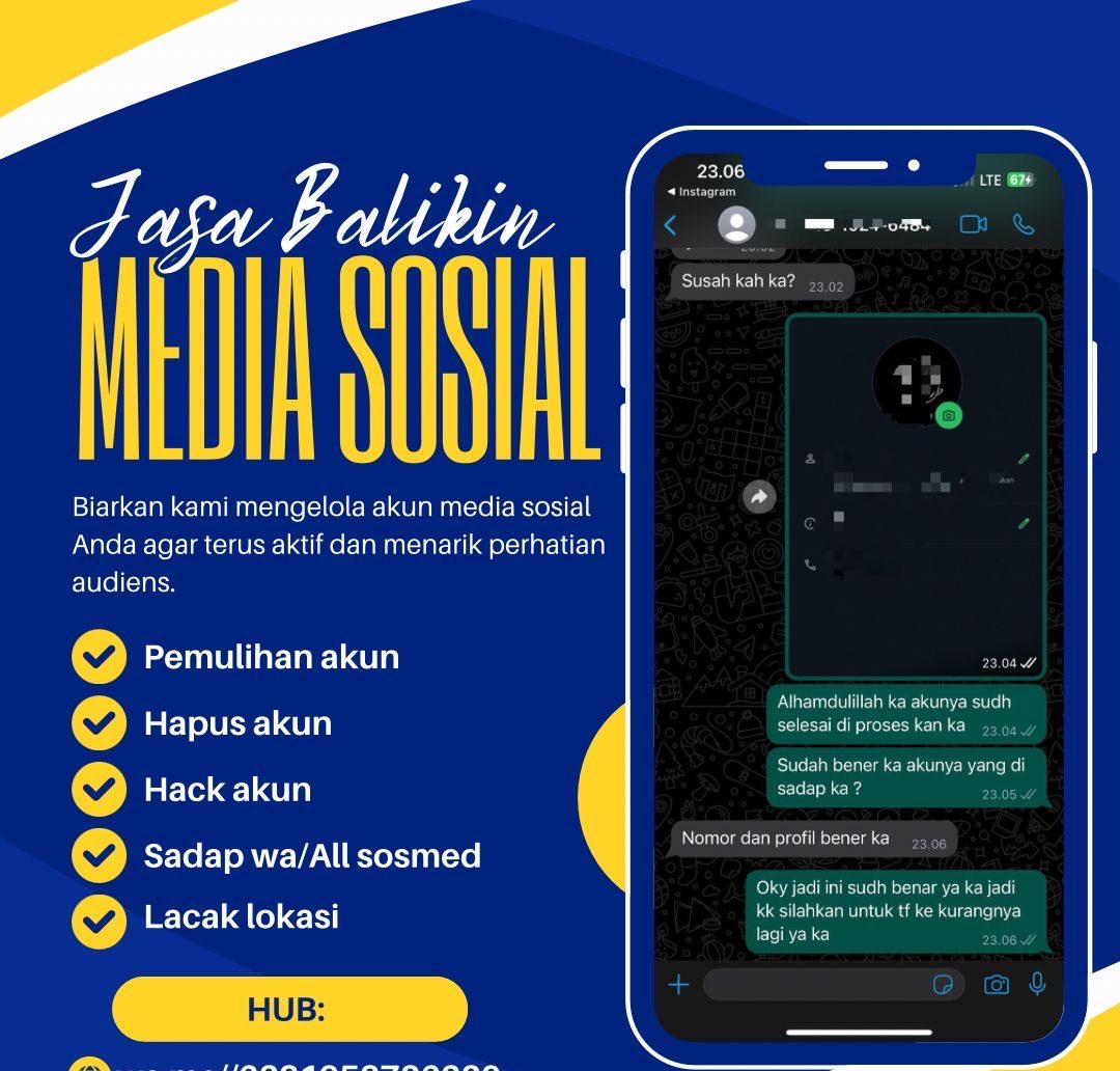 kfracty's tweet photo. Open jasa balikin &amp; pulihkan akun.
✅pemulihan akun
- instagram, tiktok, whatsapp, line, facebook, X, gmail, telegram dll
✅ hapus akun
- facebook, tiktok, instagram, line, whatsapp, twitt /X , dan lainnya
Sadap Wa, hack akun,dan lacak lokasi

#zonauangㅤ https://t.co/KxVePbk9nm