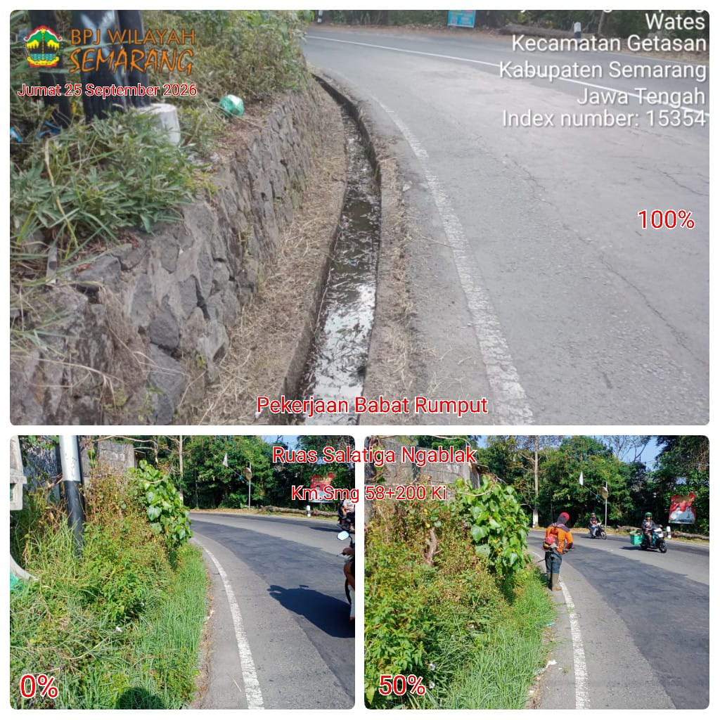 bpjwilsmg's tweet photo. Pekerjaan Babat Rumput
Ruas Salatiga - Ngablak
Jum’at, 25 September 2026
#sahabatjalancantik #kemalajateng #ngopeninglakoni #AhmadLuthfi
@TajYasinMZ
@dpuprjateng
@humasjateng
@KemalaJateng https://t.co/zwMJcwJlk1