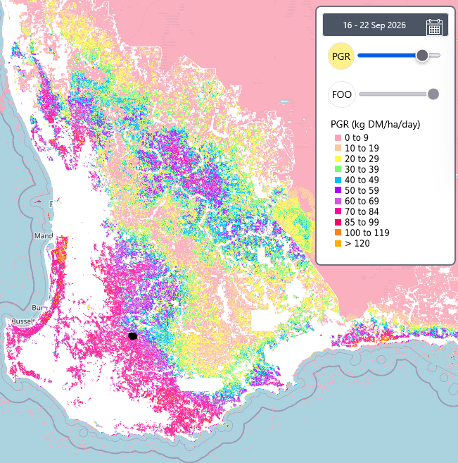 andersonpolls's tweet photo. Pastures from Space showing the stark have/have nots for growing season rainfall in WA. My thoughts are with those doing it tough this year. https://t.co/b00hOGPkEp
