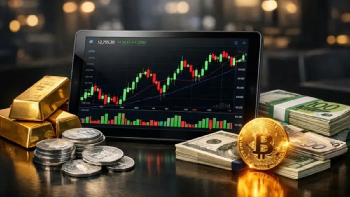 oskar_ksl's tweet photo. 假設你今天有 10 萬台幣可以配置，你會怎麼分？

🪙 黃金
📈 股票
💵 現金
₿ 比特幣
黃金近期雖然受到利率與美元壓力而回檔，但避險需求、亞洲投資與央行購金仍是市場重要觀察點。 https://t.co/7FWhnsf23c