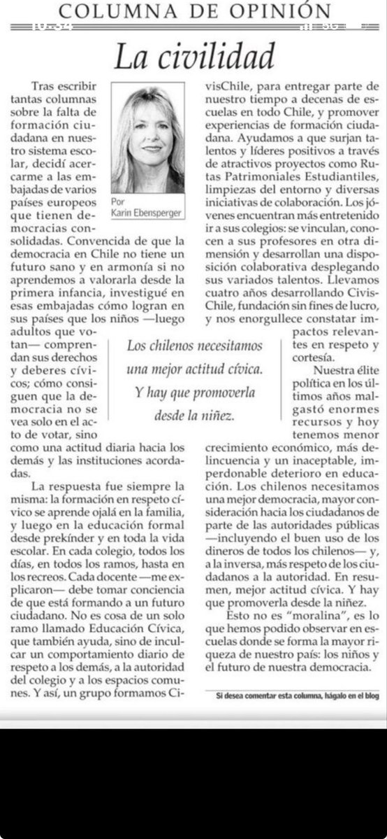 kebensperger's tweet photo. La formación cívica es la clave para una democracia sólida: https://t.co/uFjdJP8D3Y