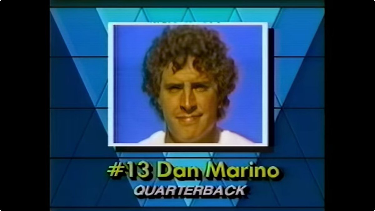 RobertArgueNeal's tweet photo. I’m just saying, 1983 Dan Marino was very Bobby Boucher adjacent. https://t.co/HXsZSeiSrF
