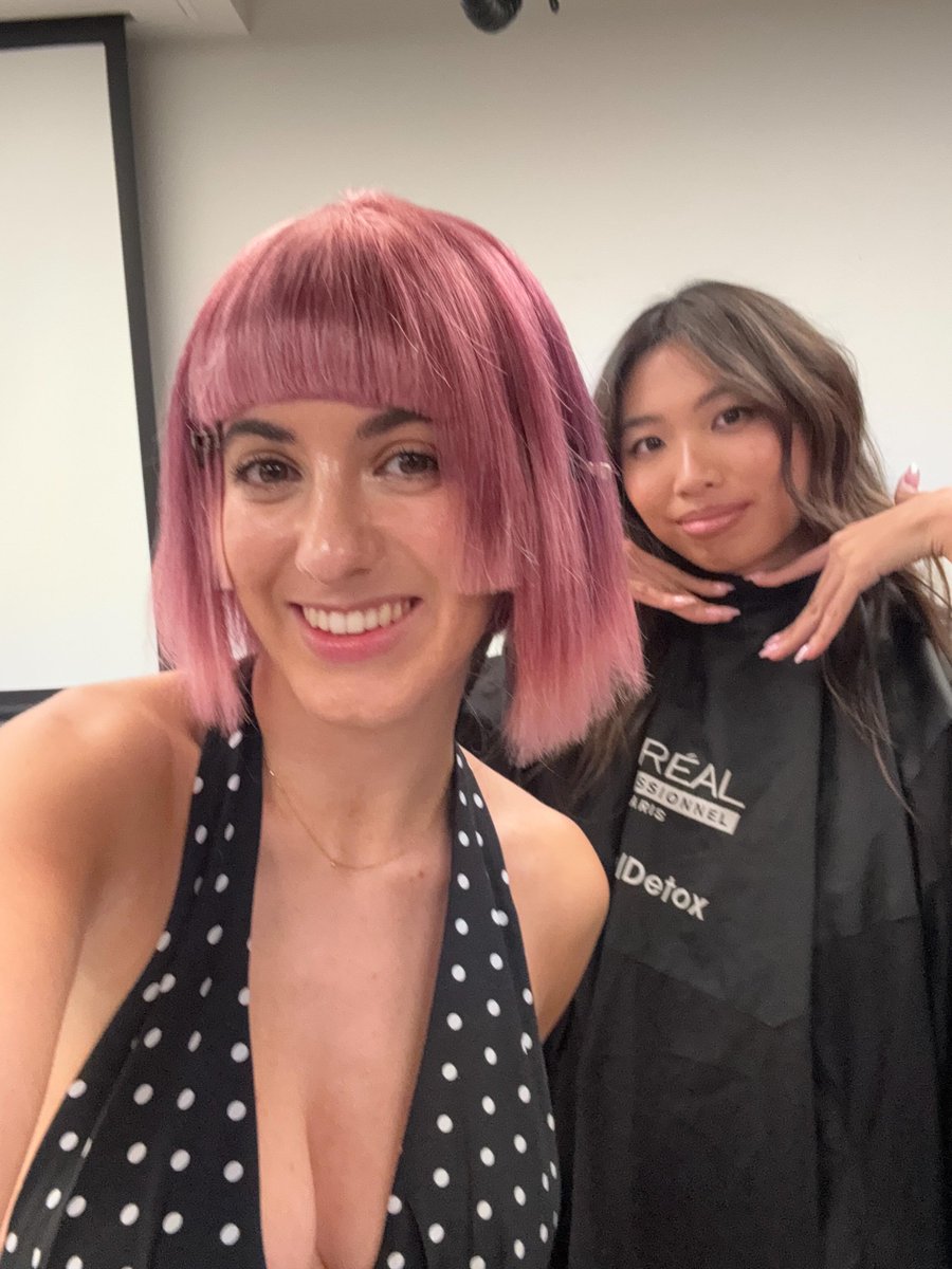 oliviaadamstarr's tweet photo. I’m incredibly grateful to have modeled for L’Oréal’s Gloss Edition workshop. I wore Kelly’s stunning wig and was lucky to be glammed up by Daniel too. Hair by Kelly, makeup by Daniel. https://t.co/YKGifejnCm