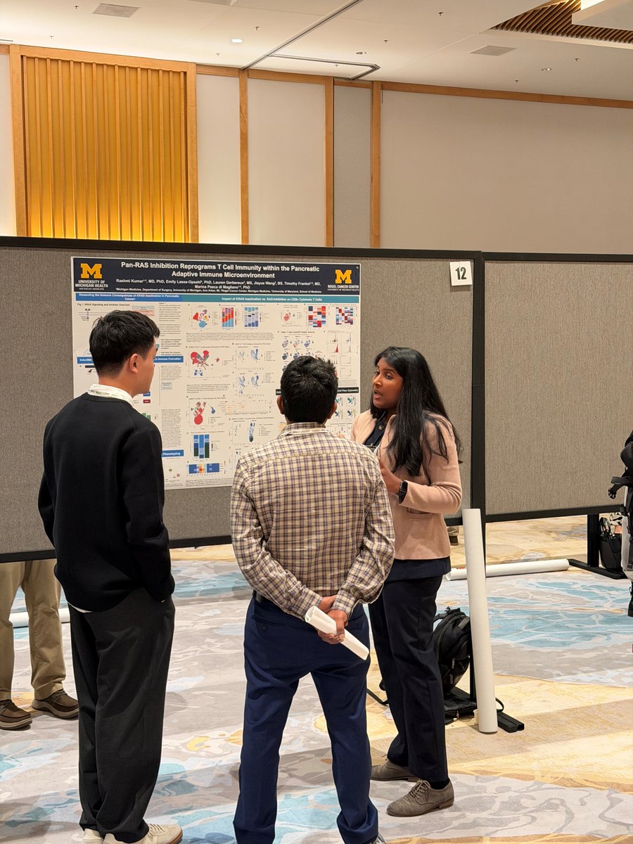 UMICHpancreas's tweet photo. Everything came up Aces for our rockstar trainees presenting this weekend in San Diego #AACRpan26  We are so proud of you! @timofran1 @Pasca_Lab @LyssiotisLab @Fil_Bednar @RashmiJKumar https://t.co/sBT4UTzlSc