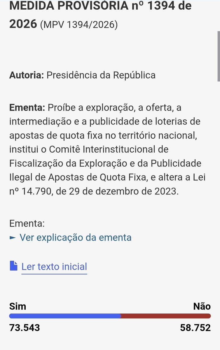 BANGTANHIIT's tweet photo. [🚨] - ARMYs, atenção! Se você é a favor do fim das bets no Brasil, vote em “sim”. Estávamos perdendo, porém, conseguimos ultrapassar o número de votos. Mas a oposição pode mudar esses números, então, vamos abrir uma lacuna maior e mais segura. 🔥

🔗 (https://t.co/HMBQjfcsbt)

ARMY PELO FIM DAS BETS
#ARMYPeloFimDasBETS